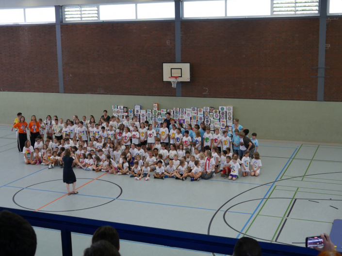 Kinder aus dem Projekt move in School